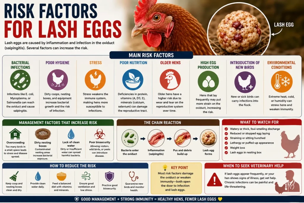 Risk Factors for Lash Eggs