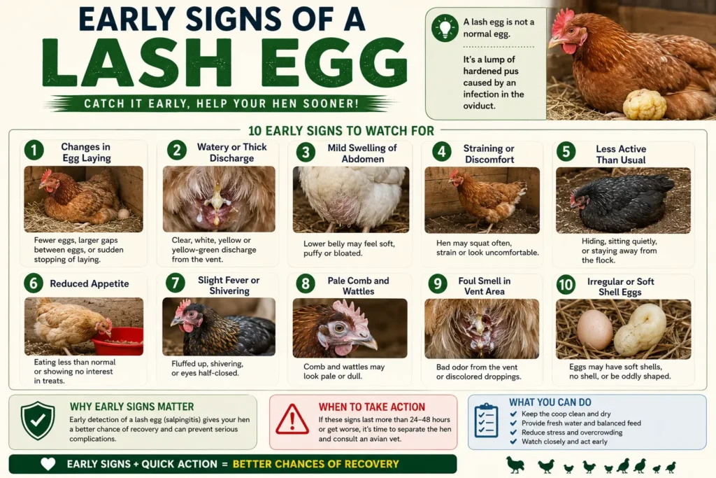 Early Signs of a Lash Egg
