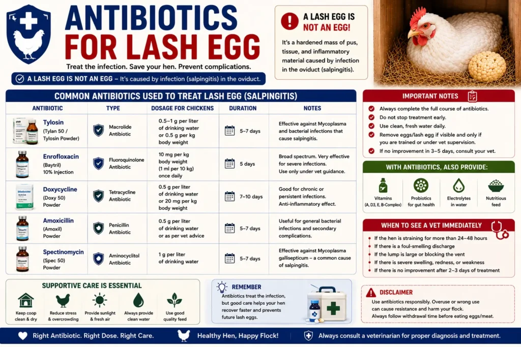 Antibiotics for Lash Egg