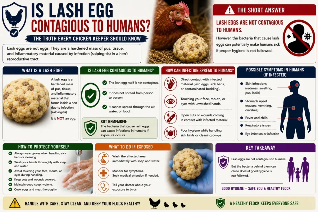 Is Lash Egg Contagious to Humans