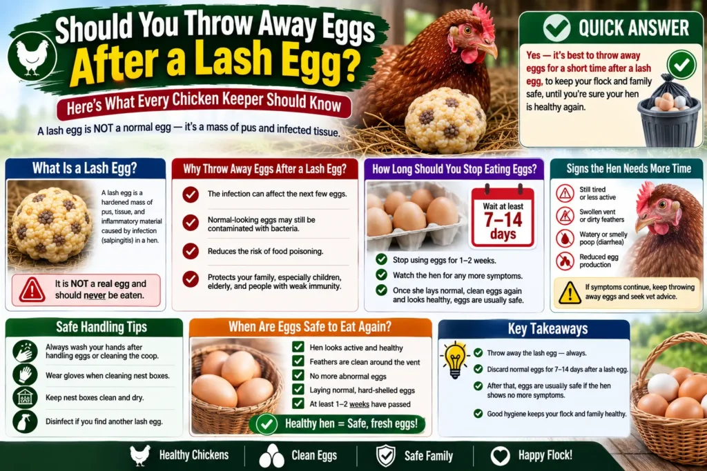 Should You Throw Away Eggs After a Lash Egg