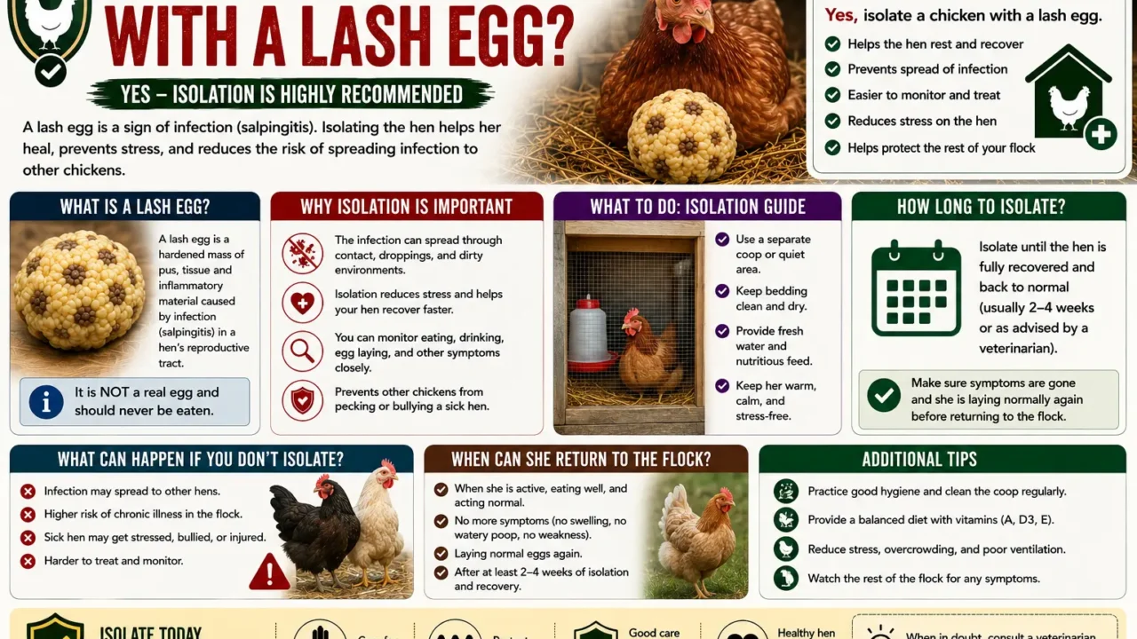 Should You Isolate a Chicken With a Lash Egg