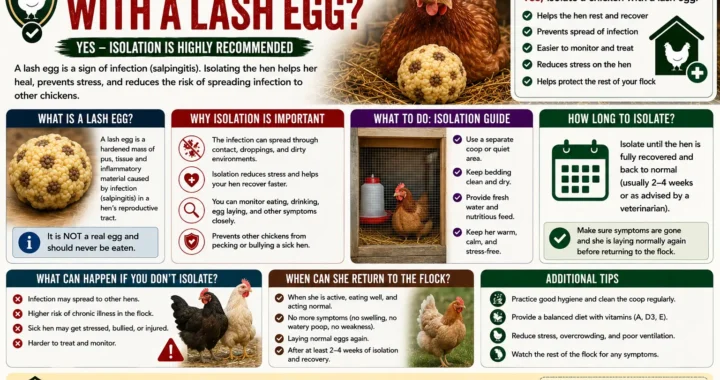 Should You Isolate a Chicken With a Lash Egg