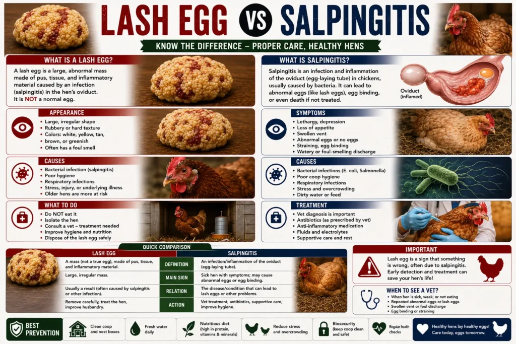 Lash Egg vs Salpingitis