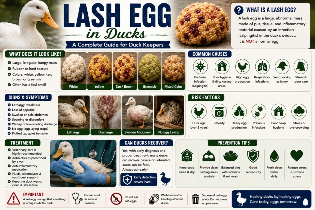 Lash Egg in Ducks