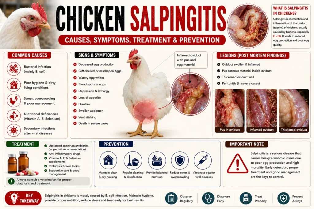 Salpingitis in Chickens