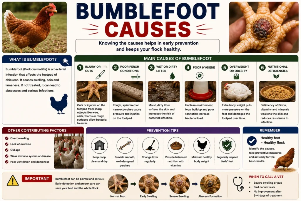 Causes Bumblefoot