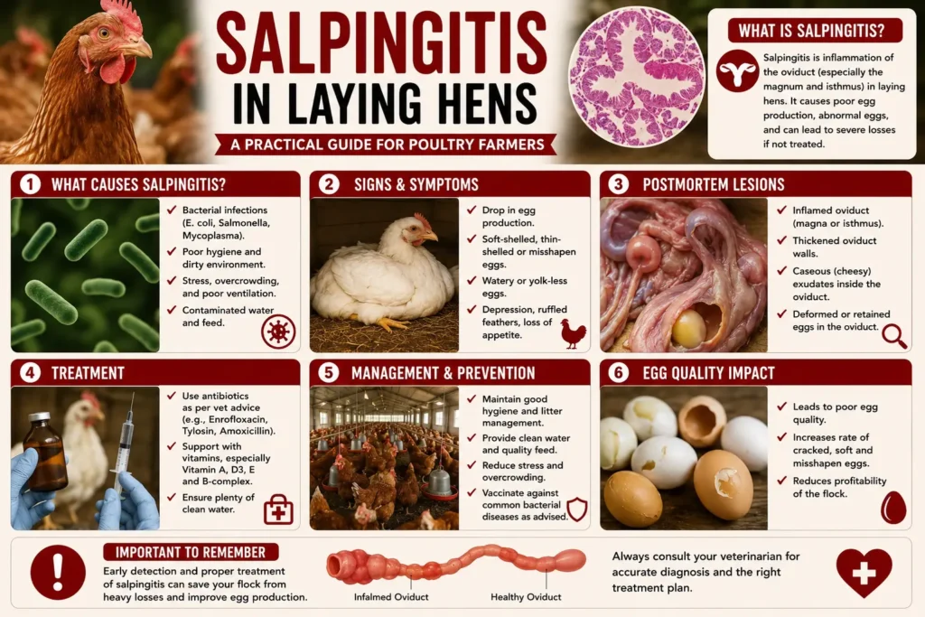 Salpingitis in Laying Hens