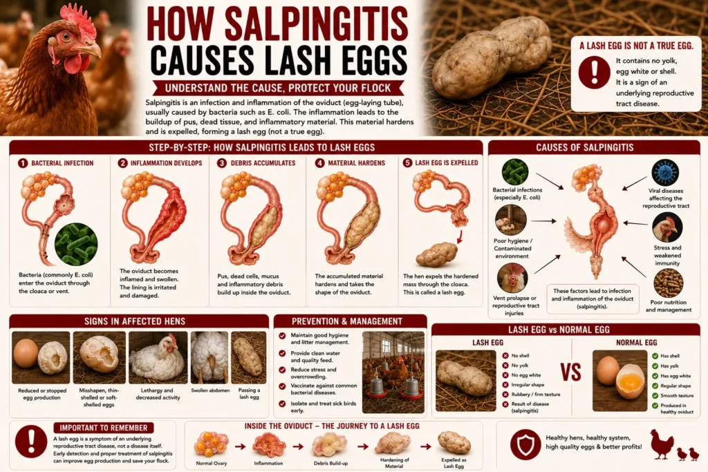 How Salpingitis Causes Lash Eggs