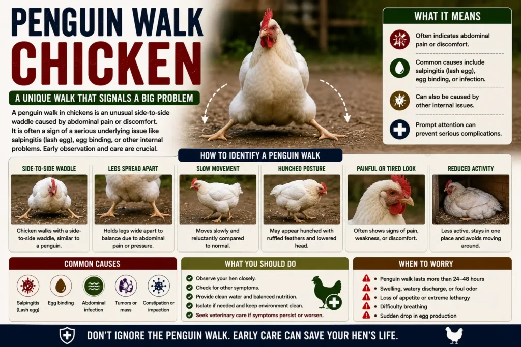 Penguin Stance in Chickens