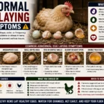 Abnormal Egg Laying Symptoms