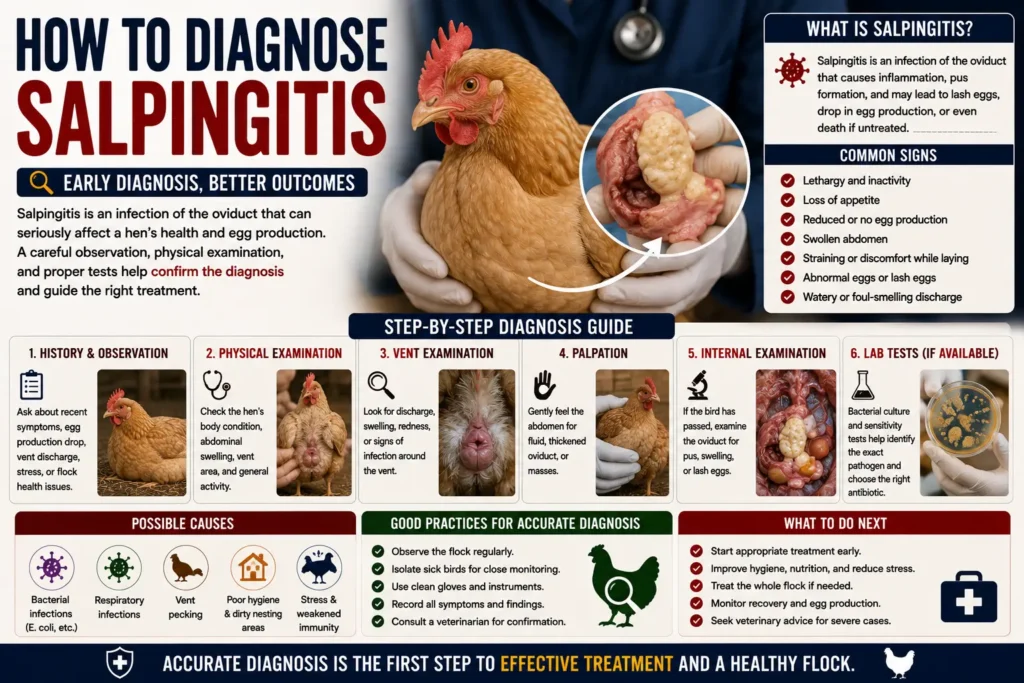 How to Diagnose Salpingitis in Hens