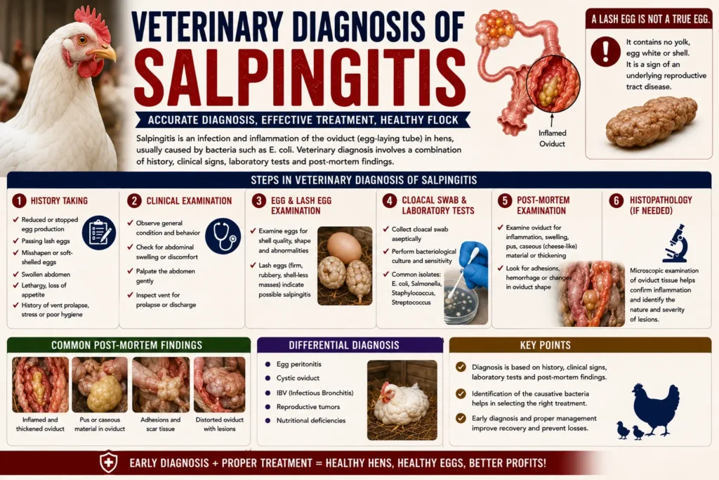 Veterinary Diagnosis of Salpingitis