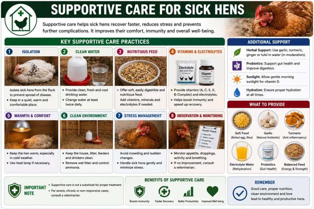 Supportive Care for Sick Hens