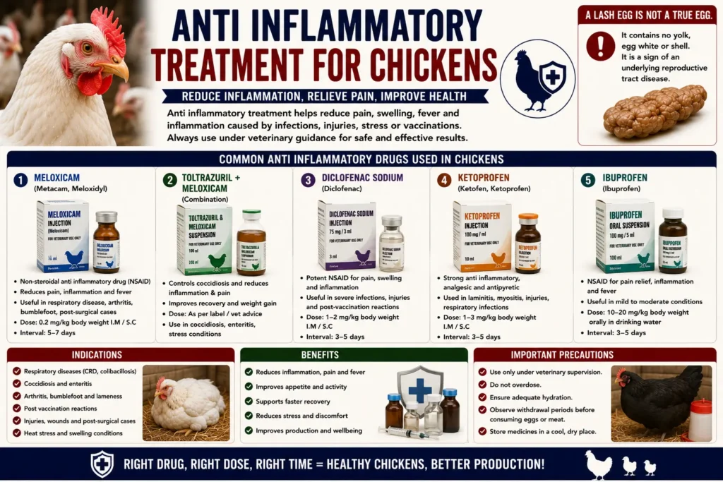 Anti-Inflammatory Treatment for Chickens