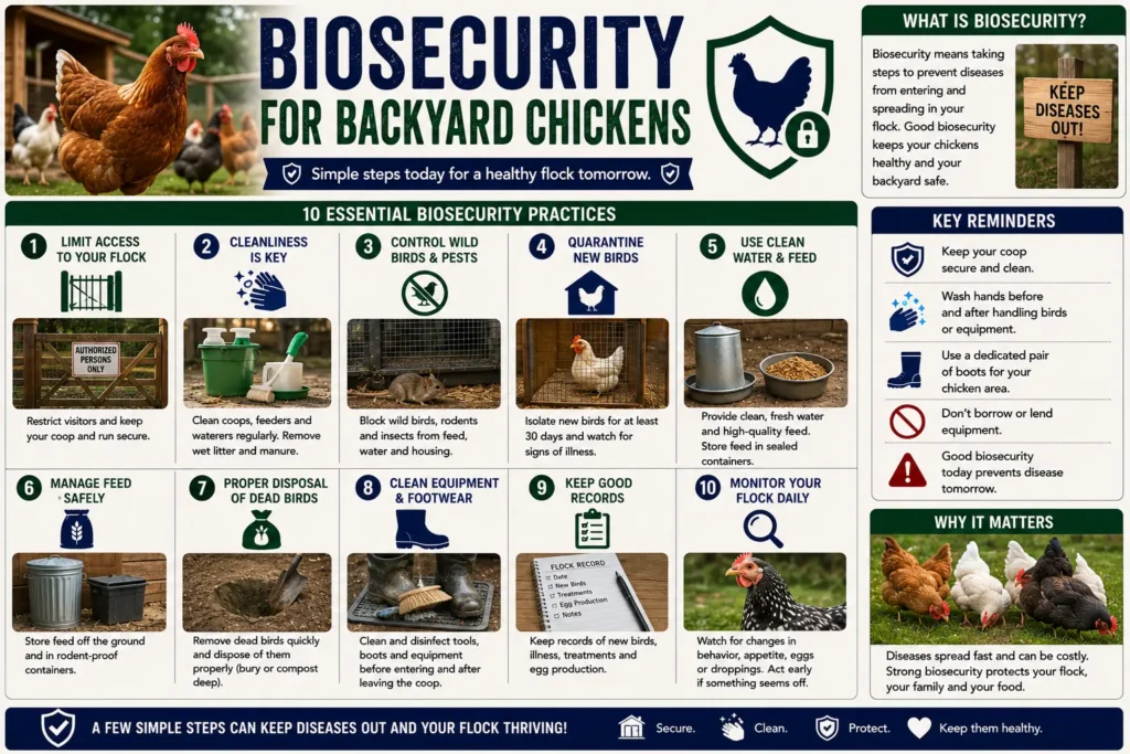Biosecurity for Backyard Chickens