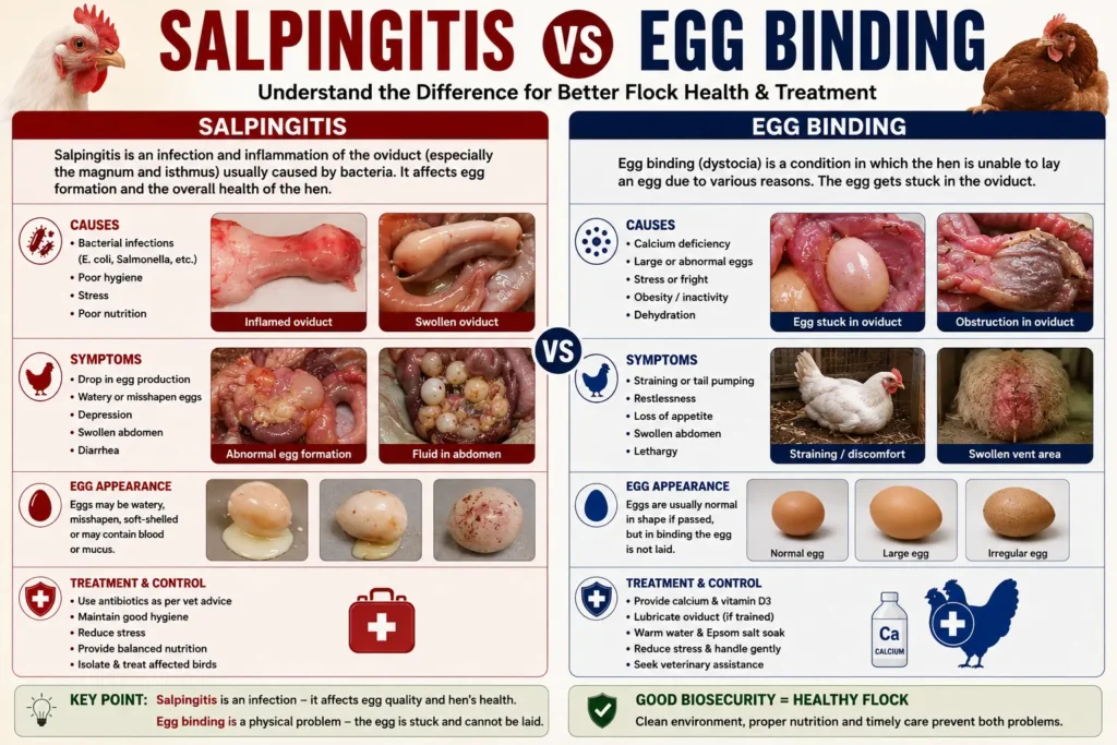 Salpingitis vs Egg Binding
