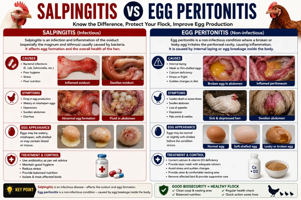 Salpingitis vs Egg Peritonitis