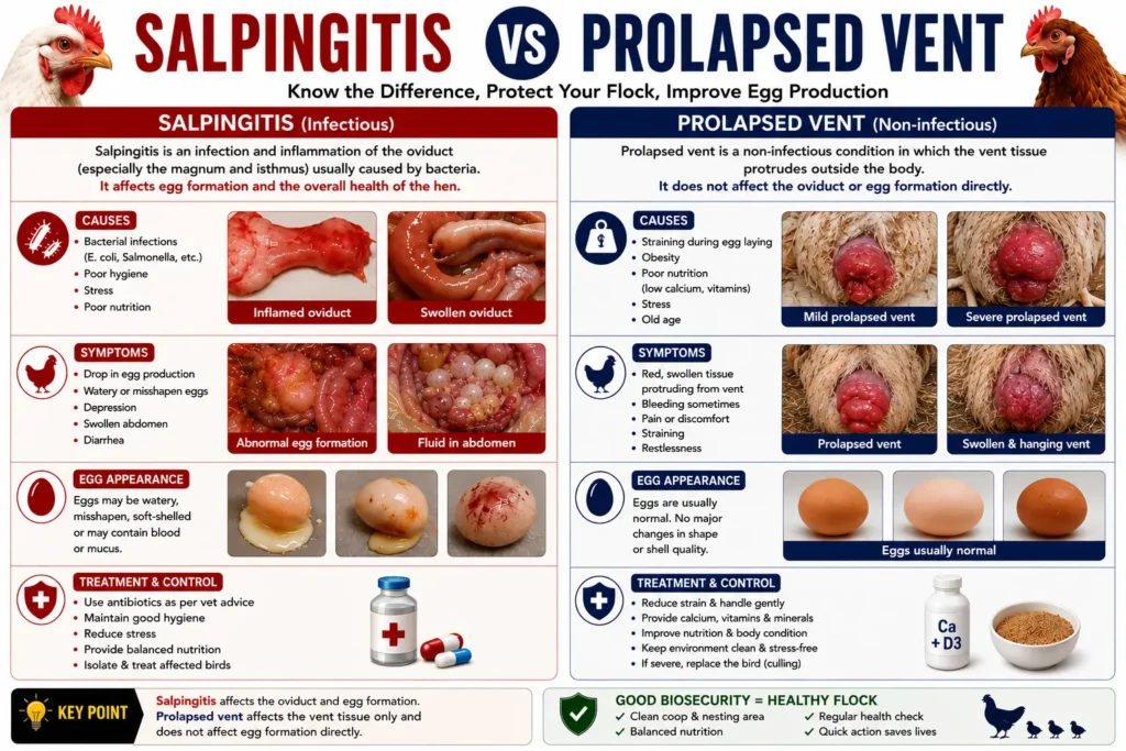 Salpingitis vs Prolapsed Vent