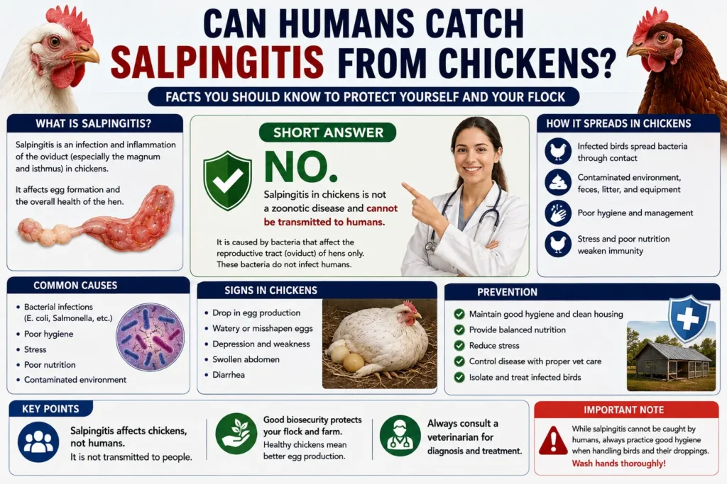 Can Humans Catch Salpingitis From Chickens
