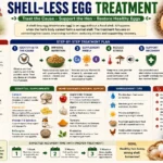 Shell-Less Egg Treatment