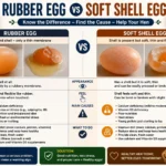 Rubber Egg vs Soft Shell Egg