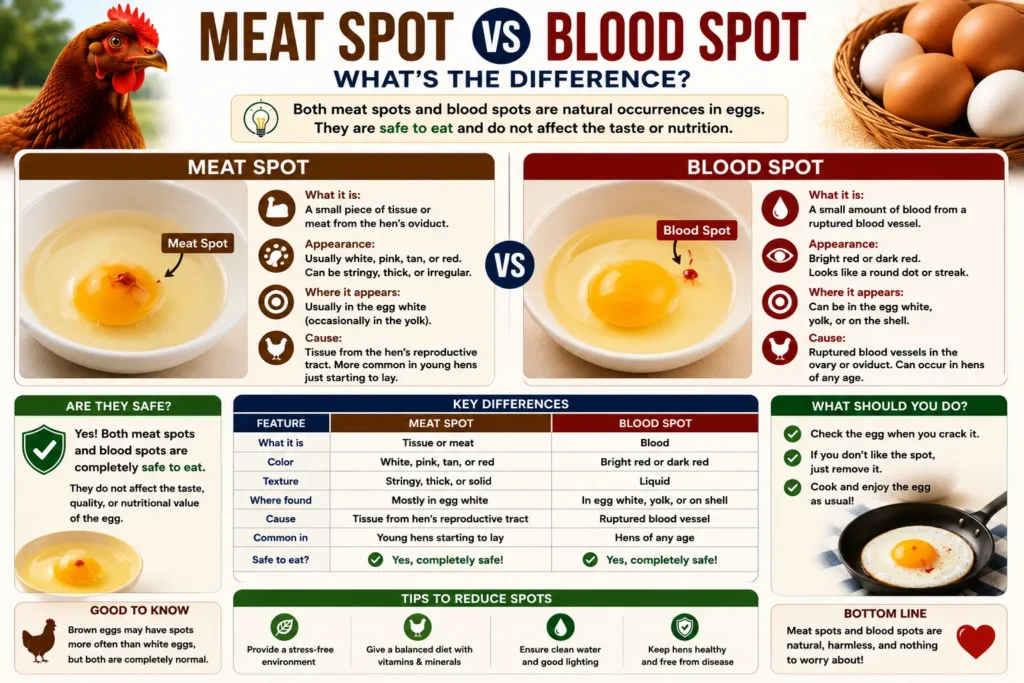 Meat Spot vs Blood Spot