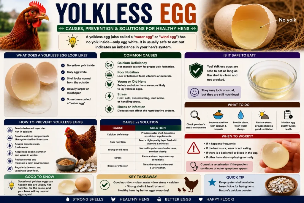 Yolkless Egg