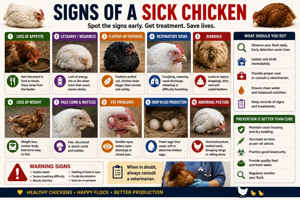 Signs of a Sick Chicken