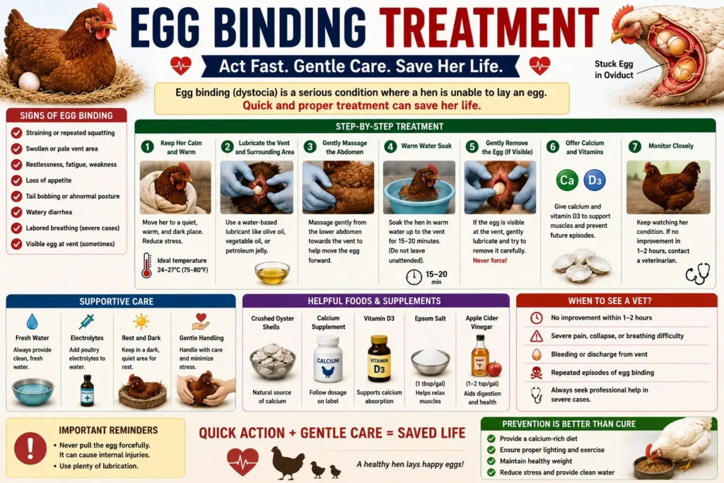 Egg Binding Treatment