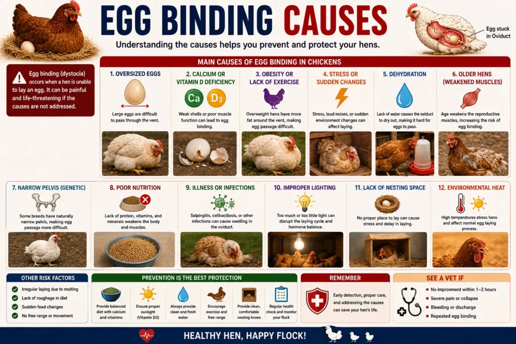 Egg Binding Causes