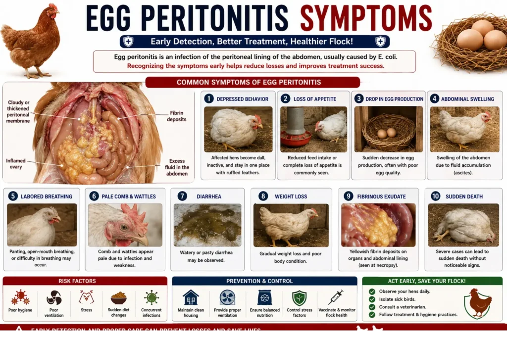 Egg Peritonitis Symptoms