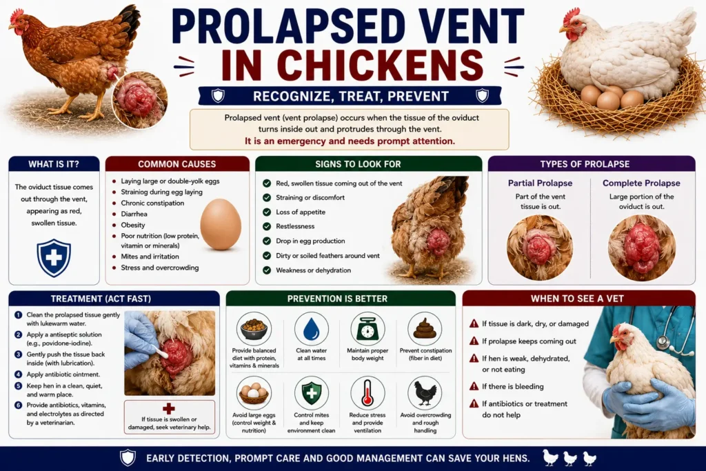 Prolapsed Vent in Chickens