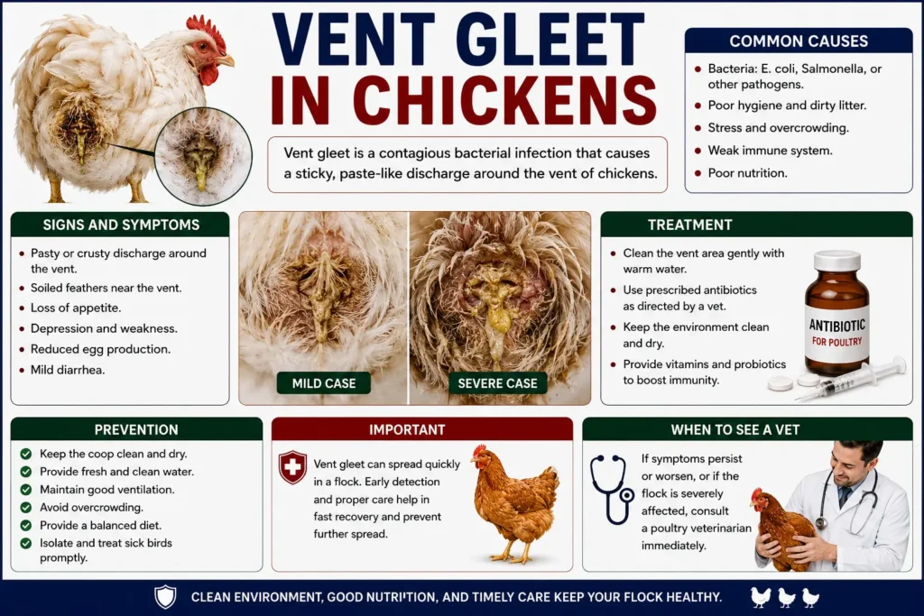 Vent Gleet in Chickens