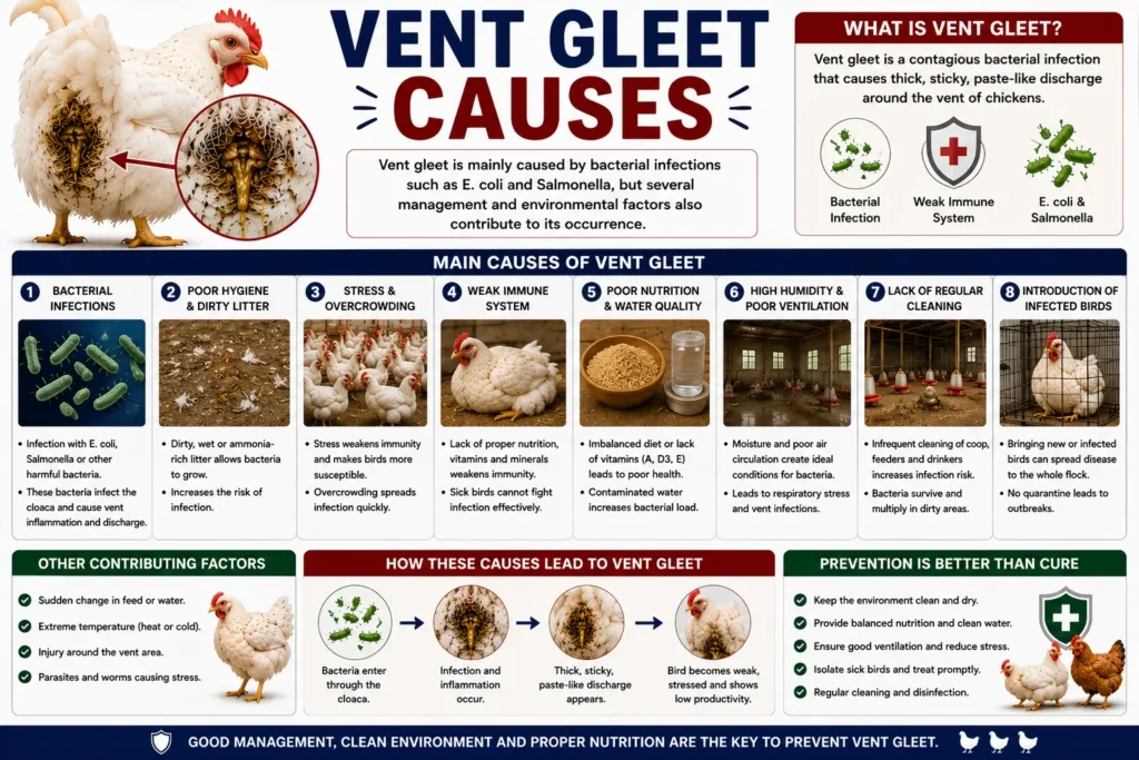 Vent Gleet Causes