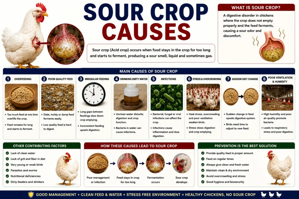 Sour Crop Causes