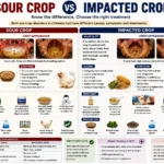 Sour Crop vs Impacted Crop