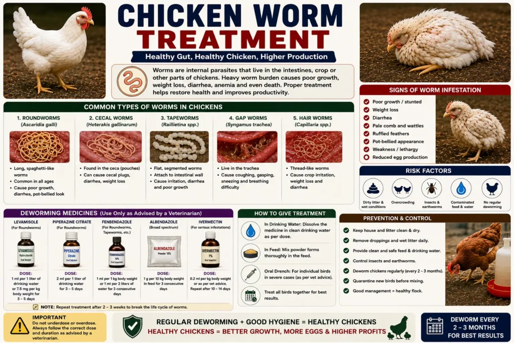 Chicken Worm Treatment