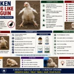 Chicken Walking Like a Penguin