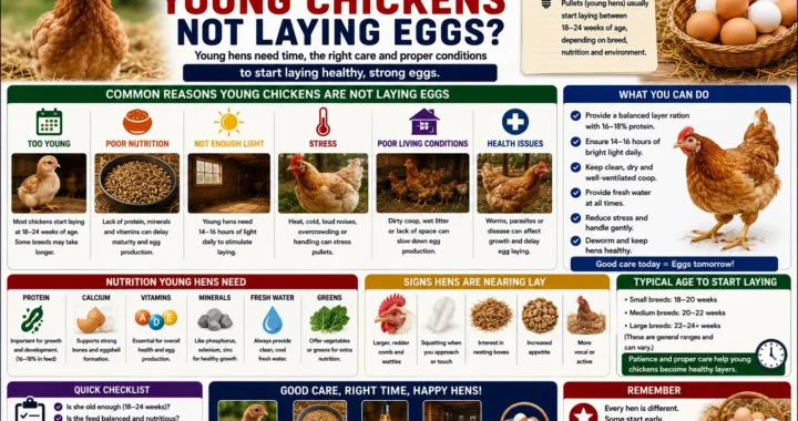 Why Are Young Chickens Not Laying Eggs