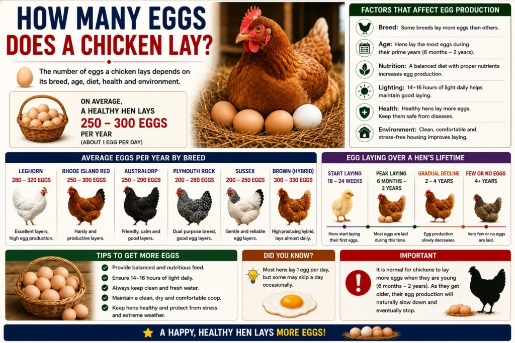 How Many Eggs Does a Chicken Lay