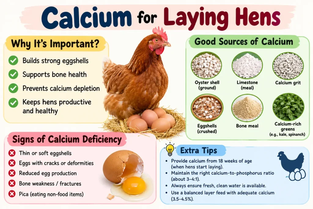 Calcium for Laying Hens