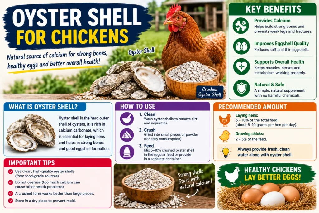 Oyster Shell for Chickens