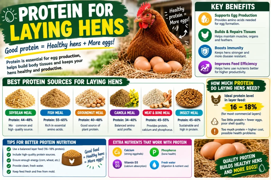 Protein for Laying Hens