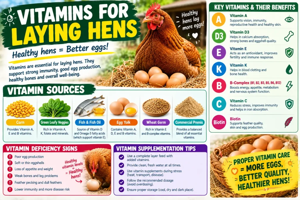 Vitamins for Laying Hens