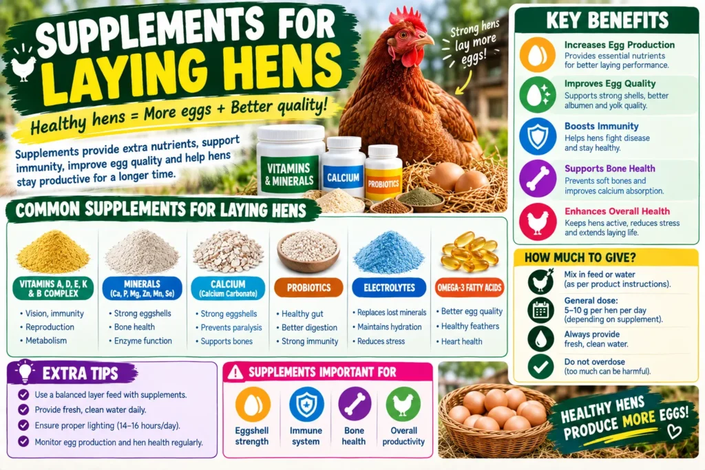 Supplements for Laying Hens