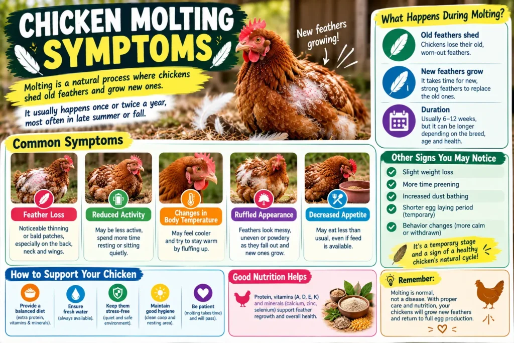 Chicken Molting Symptoms