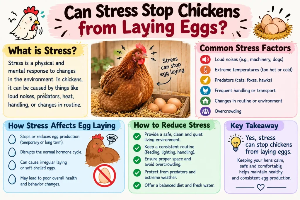 Can Stress Stop Chickens From Laying Eggs