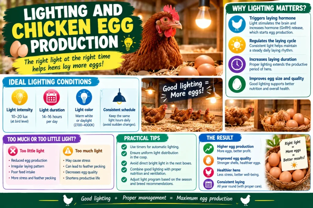 Lighting and Chicken Egg Production