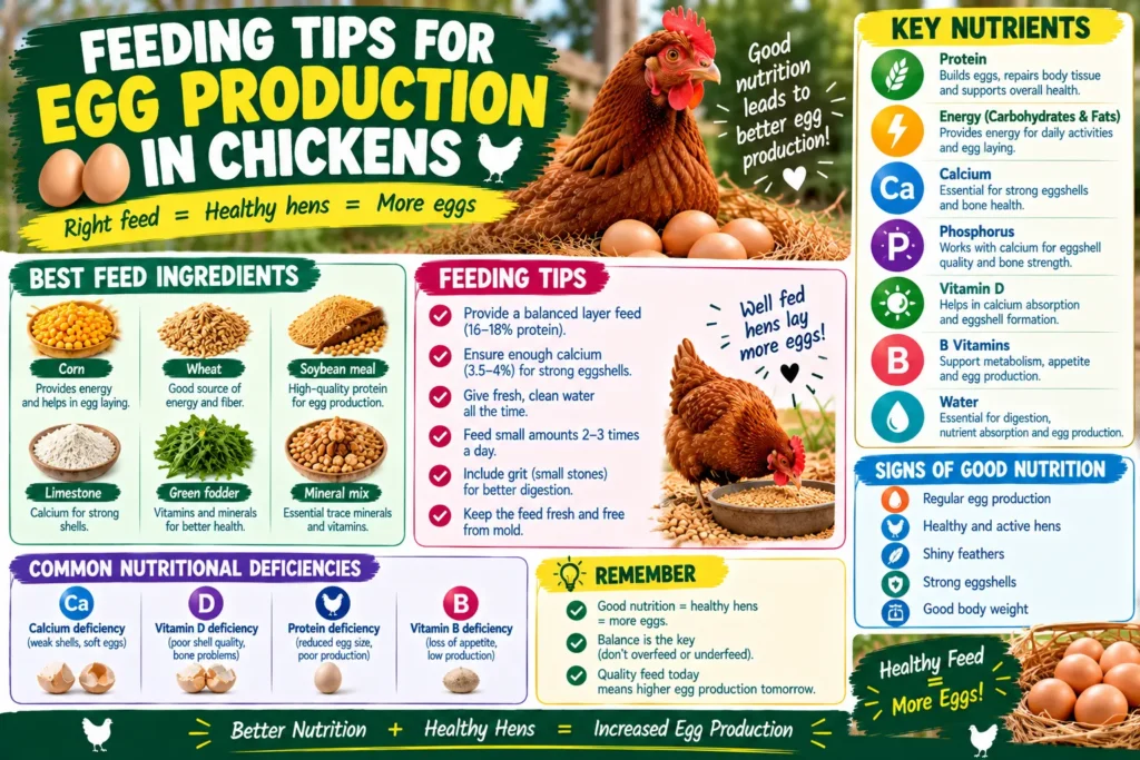 Nutrition and Egg Production in Chickens